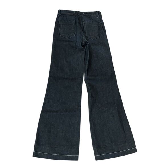 J Brand Luna Flare Wide Leg Dark Wash Jeans Style 1277C032 Size 25 - Picture 4 of 13